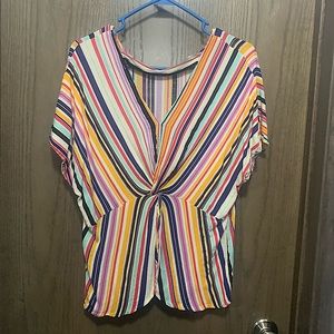 Staccato Colorful Stripped Women’s Top